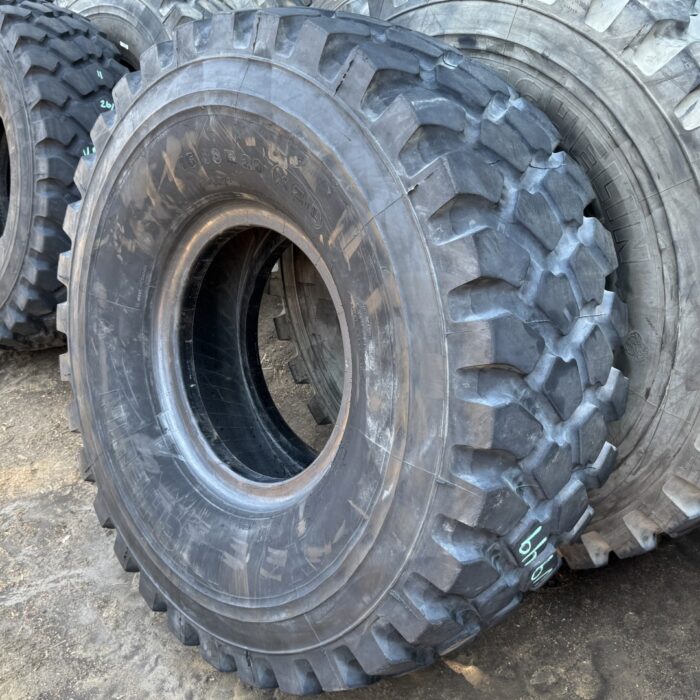 <font color='#da2127' font size ='2'><b>16.00R20 Michelin OTR Tire M-3 Off-Road XML Military  173/170G </font></b><br><font size ='1' color='grey'>CONDITION: </font><font size ='2'>Used<br><font size ='1' color='grey'>TREAD DEPTH:</font><font size ='2'>  24/32nds<br><font size ='1' color='grey'>DETAILS:</font><font size ='2'> Clean, 2002<br><font size ='1' color='grey'>REF #:</font><font size ='2'> U949<br><font size ='1' color='grey'>LOCATION:</font><font size ='2'> San Jacinto, CA