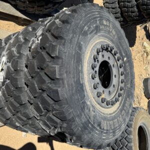 <font color='#da2127' font size ='2'><b>365/80R20 Michelin OTR Tire M-3 Off-Road XZL Military  152K </font></b><br><font size ='1' color='grey'>CONDITION: </font><font size ='2'>Used<br><font size ='1' color='grey'>TREAD DEPTH:</font><font size ='2'>  25/32nds<br><font size ='1' color='grey'>DETAILS:</font><font size ='2'> Clean, On Heavy Duty Hutchinson 20X11 Rim<br><font size ='1' color='grey'>REF #:</font><font size ='2'> U951<br><font size ='1' color='grey'>LOCATION:</font><font size ='2'> San Jacinto, CA