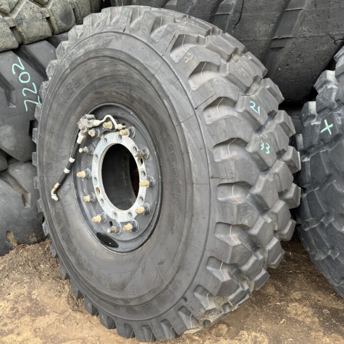 <font color='#da2127' font size ='2'><b>16.00R20 Michelin OTR Tire M-3 Off-Road XML Military  173/170G </font></b><br><font size ='1' color='grey'>CONDITION: </font><font size ='2'>Used-Low-Hour<br><font size ='1' color='grey'>TREAD DEPTH:</font><font size ='2'>  33/32nds<br><font size ='1' color='grey'>DETAILS:</font><font size ='2'> Clean, 2021, On Rim<br><font size ='1' color='grey'>REF #:</font><font size ='2'> CC17<br><font size ='1' color='grey'>LOCATION:</font><font size ='2'> San Jacinto, CA