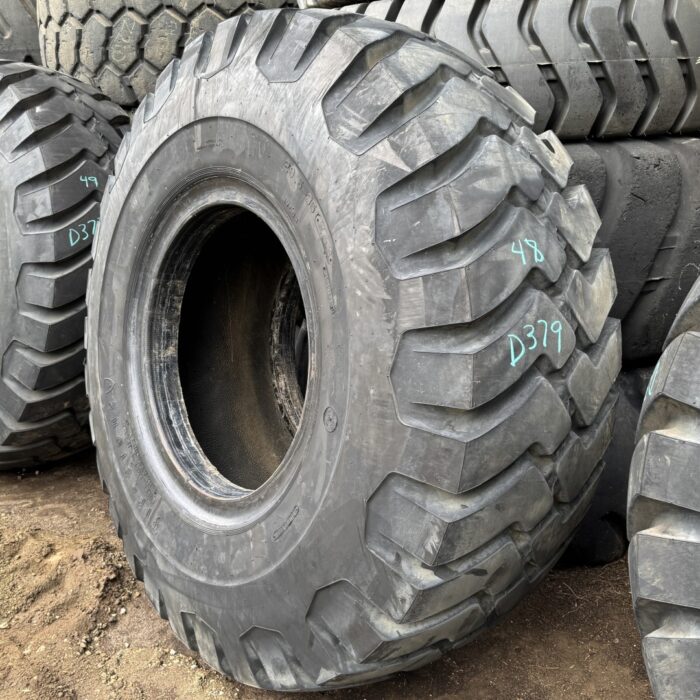 <font color='#da2127' font size ='2'><b>29.5X35 Firestone OTR Tire E-3 L-3 SRG Super Rock Grip 34-Ply </font></b><br><font size ='1' color='grey'>CONDITION: </font><font size ='2'>Used-Low-Hour<br><font size ='1' color='grey'>TREAD DEPTH:</font><font size ='2'>  48/32nds<br><font size ='1' color='grey'>DETAILS:</font><font size ='2'> Clean<br><font size ='1' color='grey'>REF #:</font><font size ='2'> D379<br><font size ='1' color='grey'>LOCATION:</font><font size ='2'> San Jacinto, CA