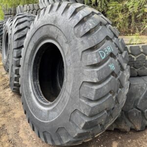 <font color='#da2127' font size ='2'><b>29.5X35 Firestone OTR Tire E-3 L-3 SRG Super Rock Grip 34-Ply </font></b><br><font size ='1' color='grey'>CONDITION: </font><font size ='2'>Used-Low-Hour<br><font size ='1' color='grey'>TREAD DEPTH:</font><font size ='2'>  48/32nds<br><font size ='1' color='grey'>DETAILS:</font><font size ='2'> Clean<br><font size ='1' color='grey'>REF #:</font><font size ='2'> D381<br><font size ='1' color='grey'>LOCATION:</font><font size ='2'> San Jacinto, CA