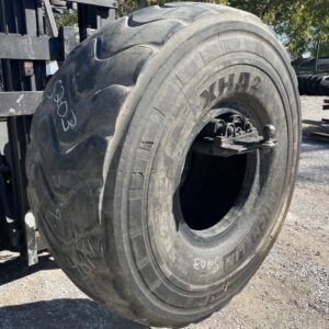 <font color='#da2127' font size ='2'><b>26.5R25 Michelin OTR Tire E-3 L-3 XHA2 2-Star </font></b><br><font size ='1' color='grey'>CONDITION: </font><font size ='2'>Used<br><font size ='1' color='grey'>TREAD DEPTH:</font><font size ='2'>  7/32nds<br><font size ='1' color='grey'>DETAILS:</font><font size ='2'> Clean, Sidewall Cuts, Low Rubber<br><font size ='1' color='grey'>REF #:</font><font size ='2'> S203<br><font size ='1' color='grey'>LOCATION:</font><font size ='2'> Tucson, AZ