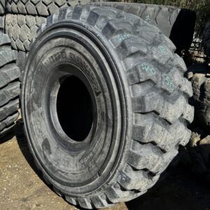 <font color='#da2127' font size ='2'><b>29.5R25 Wind Power OTR Tire L-3 W738 2-Star </font></b><br><font size ='1' color='grey'>CONDITION: </font><font size ='2'>Used<br><font size ='1' color='grey'>TREAD DEPTH:</font><font size ='2'>  48/32nds<br><font size ='1' color='grey'>DETAILS:</font><font size ='2'> Clean, One Sidewall Worn Off (Cosmetic) 765/80R25<br><font size ='1' color='grey'>REF #:</font><font size ='2'> W050<br><font size ='1' color='grey'>LOCATION:</font><font size ='2'> San Jacinto, CA