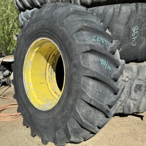 <font color='#da2127' font size ='2'><b>24.5X32 Samson OTR Tire R-1K Agri-Trac+ 12-Ply </font></b><br><font size ='1' color='grey'>CONDITION: </font><font size ='2'>Used<br><font size ='1' color='grey'>TREAD DEPTH:</font><font size ='2'>  48/32nds<br><font size ='1' color='grey'>DETAILS:</font><font size ='2'> Clean, Aged, On Rim, Water Filled<br><font size ='1' color='grey'>REF #:</font><font size ='2'> Z299<br><font size ='1' color='grey'>LOCATION:</font><font size ='2'> San Jacinto, CA