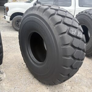 <font color='#da2127' font size ='2'><b>23.5R25 Bridgestone OTR Tire E-3 L-3 VMT 2-Star </font></b><br><font size ='1' color='grey'>CONDITION: </font><font size ='2'>Used<br><font size ='1' color='grey'>TREAD DEPTH:</font><font size ='2'>  44/32nds<br><font size ='1' color='grey'>DETAILS:</font><font size ='2'> Clean<br><font size ='1' color='grey'>REF #:</font><font size ='2'> G37306<br><font size ='1' color='grey'>LOCATION:</font><font size ='2'> St. Louis, MO