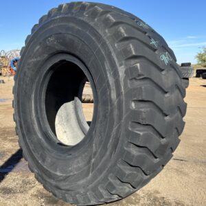 <font color='#da2127' font size ='2'><b>29.5R35 Bridgestone OTR Tire E-3 VRL 2-Star </font></b><br><font size ='1' color='grey'>CONDITION: </font><font size ='2'>Used<br><font size ='1' color='grey'>TREAD DEPTH:</font><font size ='2'>  28/32nds<br><font size ='1' color='grey'>DETAILS:</font><font size ='2'> Clean, Uneven Wear, Weathered Tread and Sidewalls, Bead Chips<br><font size ='1' color='grey'>REF #:</font><font size ='2'> D416<br><font size ='1' color='grey'>LOCATION:</font><font size ='2'> Amarillo, TX