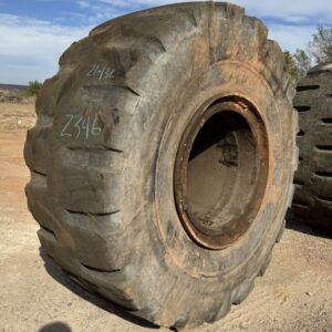 <font color='#da2127' font size ='2'><b>29.5X29 Firestone OTR Tire L-4 SRG DT LD Super Rock Grip Deep Tread 28-Ply </font></b><br><font size ='1' color='grey'>CONDITION: </font><font size ='2'>Retread-Used<br><font size ='1' color='grey'>TREAD DEPTH:</font><font size ='2'>  26/32nds<br><font size ='1' color='grey'>DETAILS:</font><font size ='2'> Clean<br><font size ='1' color='grey'>REF #:</font><font size ='2'> Z346<br><font size ='1' color='grey'>LOCATION:</font><font size ='2'> Amarillo, TX