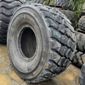 <font color='#da2127' font size ='2'><b>875/65R29 Maxam OTR Tire E-4 L-4 MS405 DumpXTRA 2-Star </font></b><br><font size ='1' color='grey'>CONDITION: </font><font size ='2'>Used<br><font size ='1' color='grey'>TREAD DEPTH:</font><font size ='2'>  32/32nds<br><font size ='1' color='grey'>DETAILS:</font><font size ='2'> Clean, Mildly Weathered Tread<br><font size ='1' color='grey'>REF #:</font><font size ='2'> Z382<br><font size ='1' color='grey'>LOCATION:</font><font size ='2'> San Jacinto, CA