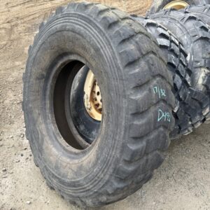 <font color='#da2127' font size ='2'><b>14.00R24 Bridgestone OTR Tire E-2 VKT 1-Star </font></b><br><font size ='1' color='grey'>CONDITION: </font><font size ='2'>Used<br><font size ='1' color='grey'>TREAD DEPTH:</font><font size ='2'>  17/32nds<br><font size ='1' color='grey'>DETAILS:</font><font size ='2'> Clean, Low Tread<br><font size ='1' color='grey'>REF #:</font><font size ='2'> D492<br><font size ='1' color='grey'>LOCATION:</font><font size ='2'> San Jacinto, CA