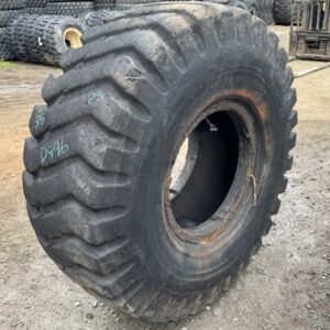 <font color='#da2127' font size ='2'><b>23.5X25 Yokohama OTR Tire L-3 Y526 20-Ply </font></b><br><font size ='1' color='grey'>CONDITION: </font><font size ='2'>Retread-Used<br><font size ='1' color='grey'>TREAD DEPTH:</font><font size ='2'>  31/32nds<br><font size ='1' color='grey'>DETAILS:</font><font size ='2'> Aged Sidewalls, Rough Bead, Install with L-Ring<br><font size ='1' color='grey'>REF #:</font><font size ='2'> D496<br><font size ='1' color='grey'>LOCATION:</font><font size ='2'> San Jacinto, CA