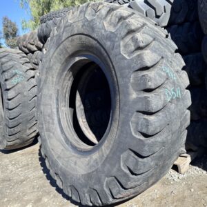 <font color='#da2127' font size ='2'><b>21.00X35 Firestone OTR Tire E-4 SRG DT Super Rock Grip Deep Tread 36-Ply </font></b><br><font size ='1' color='grey'>CONDITION: </font><font size ='2'>Used<br><font size ='1' color='grey'>TREAD DEPTH:</font><font size ='2'>  23/32nds<br><font size ='1' color='grey'>DETAILS:</font><font size ='2'> Clean<br><font size ='1' color='grey'>REF #:</font><font size ='2'> D511<br><font size ='1' color='grey'>LOCATION:</font><font size ='2'> San Jacinto, CA