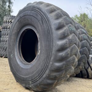 <font color='#da2127' font size ='2'><b>29.5R29 Bridgestone OTR Tire E-2 VKT 2-Star </font></b><br><font size ='1' color='grey'>CONDITION: </font><font size ='2'>Used<br><font size ='1' color='grey'>TREAD DEPTH:</font><font size ='2'>  19/32nds<br><font size ='1' color='grey'>DETAILS:</font><font size ='2'> Clean<br><font size ='1' color='grey'>REF #:</font><font size ='2'> D524<br><font size ='1' color='grey'>LOCATION:</font><font size ='2'> San Jacinto, CA