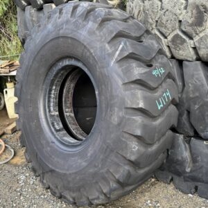 <font color='#da2127' font size ='2'><b>18.00X25 Yokohama OTR Tire IND-3 L-3 Y67W 40-Ply </font></b><br><font size ='1' color='grey'>CONDITION: </font><font size ='2'>Used<br><font size ='1' color='grey'>TREAD DEPTH:</font><font size ='2'>  40/32nds<br><font size ='1' color='grey'>DETAILS:</font><font size ='2'> Clean<br><font size ='1' color='grey'>REF #:</font><font size ='2'> W174<br><font size ='1' color='grey'>LOCATION:</font><font size ='2'> San Jacinto, CA