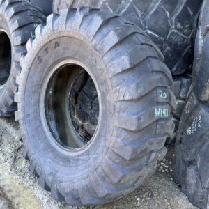 <font color='#da2127' font size ='2'><b>20.5X25 Specialty Tires of America OTR Tire E-2 L-2 G-2 R-4 American Contractor 12-Ply </font></b><br><font size ='1' color='grey'>CONDITION: </font><font size ='2'>Used<br><font size ='1' color='grey'>TREAD DEPTH:</font><font size ='2'>  20/32nds<br><font size ='1' color='grey'>DETAILS:</font><font size ='2'> Clean, Minor Flex Cracks<br><font size ='1' color='grey'>REF #:</font><font size ='2'> W193<br><font size ='1' color='grey'>LOCATION:</font><font size ='2'> San Jacinto, CA
