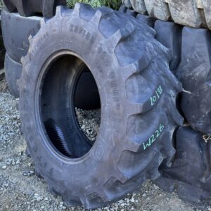 <font color='#da2127' font size ='2'><b>380/85R24 Firestone OTR Tire R-1 Ag All Traction Field & Road 131A8 </font></b><br><font size ='1' color='grey'>CONDITION: </font><font size ='2'>Used<br><font size ='1' color='grey'>TREAD DEPTH:</font><font size ='2'>  20/32nds<br><font size ='1' color='grey'>DETAILS:</font><font size ='2'> Clean, Aged, 14.9R24<br><font size ='1' color='grey'>REF #:</font><font size ='2'> W226<br><font size ='1' color='grey'>LOCATION:</font><font size ='2'> San Jacinto, CA