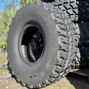<font color='#da2127' font size ='2'><b>395/85R20 Goodyear OTR Tire M-3 Off-Road MV/T Military  158M </font></b><br><font size ='1' color='grey'>CONDITION: </font><font size ='2'>Used<br><font size ='1' color='grey'>TREAD DEPTH:</font><font size ='2'>  26/32nds<br><font size ='1' color='grey'>DETAILS:</font><font size ='2'> Unused, 2019<br><font size ='1' color='grey'>REF #:</font><font size ='2'> W238<br><font size ='1' color='grey'>LOCATION:</font><font size ='2'> San Jacinto, CA