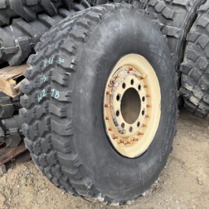 <font color='#da2127' font size ='2'><b>395/85R20 Goodyear OTR Tire M-3 Off-Road MV/T Military  158K </font></b><br><font size ='1' color='grey'>CONDITION: </font><font size ='2'>Used<br><font size ='1' color='grey'>TREAD DEPTH:</font><font size ='2'>  24/32nds<br><font size ='1' color='grey'>DETAILS:</font><font size ='2'> Clean, On Rim, 2005<br><font size ='1' color='grey'>REF #:</font><font size ='2'> W278<br><font size ='1' color='grey'>LOCATION:</font><font size ='2'> San Jacinto, CA