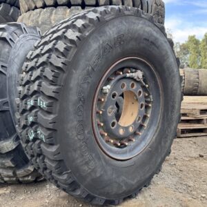 <font color='#da2127' font size ='2'><b>395/85R20 Goodyear OTR Tire M-3 Off-Road MV/T Military  158M </font></b><br><font size ='1' color='grey'>CONDITION: </font><font size ='2'>Used-Low-Hour<br><font size ='1' color='grey'>TREAD DEPTH:</font><font size ='2'>  24/32nds<br><font size ='1' color='grey'>DETAILS:</font><font size ='2'> Clean, On Rim, 2016<br><font size ='1' color='grey'>REF #:</font><font size ='2'> W279<br><font size ='1' color='grey'>LOCATION:</font><font size ='2'> San Jacinto, CA