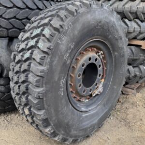 <font color='#da2127' font size ='2'><b>395/85R20 Goodyear OTR Tire M-3 Off-Road MV/T Military  158M </font></b><br><font size ='1' color='grey'>CONDITION: </font><font size ='2'>Used-Low-Hour<br><font size ='1' color='grey'>TREAD DEPTH:</font><font size ='2'>  25/32nds<br><font size ='1' color='grey'>DETAILS:</font><font size ='2'> Clean, On Rim, 2016<br><font size ='1' color='grey'>REF #:</font><font size ='2'> W280<br><font size ='1' color='grey'>LOCATION:</font><font size ='2'> San Jacinto, CA