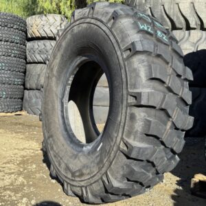 <font color='#da2127' font size ='2'><b>395/85R20 Michelin OTR Tire M-3 Off-Road XML Military  14-Ply </font></b><br><font size ='1' color='grey'>CONDITION: </font><font size ='2'>Used<br><font size ='1' color='grey'>TREAD DEPTH:</font><font size ='2'>  24/32nds<br><font size ='1' color='grey'>DETAILS:</font><font size ='2'> Clean, 2005<br><font size ='1' color='grey'>REF #:</font><font size ='2'> W282<br><font size ='1' color='grey'>LOCATION:</font><font size ='2'> San Jacinto, CA