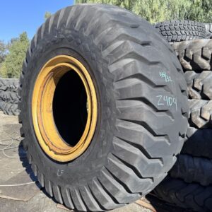 <font color='#da2127' font size ='2'><b>37.5X39 Goodyear OTR Tire E-3 L-3 SHRL8 Super Hard Rock Lug 8 44-Ply </font></b><br><font size ='1' color='grey'>CONDITION: </font><font size ='2'>Used<br><font size ='1' color='grey'>TREAD DEPTH:</font><font size ='2'>  55/32nds<br><font size ='1' color='grey'>DETAILS:</font><font size ='2'> Clean<br><font size ='1' color='grey'>REF #:</font><font size ='2'> Z409<br><font size ='1' color='grey'>LOCATION:</font><font size ='2'> San Jacinto, CA
