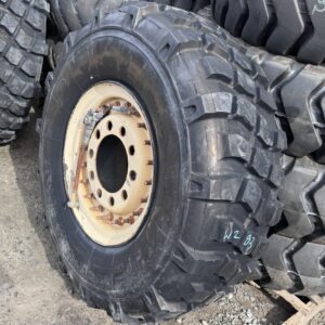 <font color='#da2127' font size ='2'><b>395/85R20 Michelin OTR Tire M-3 Off-Road XML Military  14-Ply </font></b><br><font size ='1' color='grey'>CONDITION: </font><font size ='2'>New<br><font size ='1' color='grey'>TREAD DEPTH:</font><font size ='2'>  28/32nds<br><font size ='1' color='grey'>DETAILS:</font><font size ='2'> Clean, On Double Bevel Rim, 2011<br><font size ='1' color='grey'>REF #:</font><font size ='2'> W283<br><font size ='1' color='grey'>LOCATION:</font><font size ='2'> San Jacinto, CA