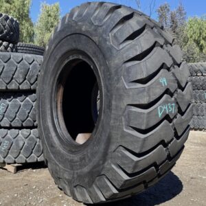 <font color='#da2127' font size ='2'><b>29.5X35 Firestone OTR Tire E-3 L-3 SRG Super Rock Grip 34-Ply </font></b><br><font size ='1' color='grey'>CONDITION: </font><font size ='2'>New-Take-Off<br><font size ='1' color='grey'>TREAD DEPTH:</font><font size ='2'>  49/32nds<br><font size ='1' color='grey'>DETAILS:</font><font size ='2'> Clean<br><font size ='1' color='grey'>REF #:</font><font size ='2'> D437<br><font size ='1' color='grey'>LOCATION:</font><font size ='2'> San Jacinto, CA