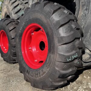 <font color='#da2127' font size ='2'><b>16.9X24 Tiron OTR Tire R-4 Industrial Lug HS610 6-Ply </font></b><br><font size ='1' color='grey'>CONDITION: </font><font size ='2'>New<br><font size ='1' color='grey'>TREAD DEPTH:</font><font size ='2'>  32/32nds<br><font size ='1' color='grey'>DETAILS:</font><font size ='2'> Unused, On Rim<br><font size ='1' color='grey'>REF #:</font><font size ='2'> W342<br><font size ='1' color='grey'>LOCATION:</font><font size ='2'> San Jacinto, CA