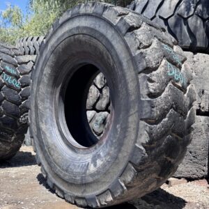 <font color='#da2127' font size ='2'><b>24.00R35 Michelin OTR Tire E-4 XDTB 2-Star </font></b><br><font size ='1' color='grey'>CONDITION: </font><font size ='2'>Used<br><font size ='1' color='grey'>TREAD DEPTH:</font><font size ='2'>  22/32nds<br><font size ='1' color='grey'>DETAILS:</font><font size ='2'> Clean, Minor Rock Cuts, Low Tread<br><font size ='1' color='grey'>REF #:</font><font size ='2'> D601<br><font size ='1' color='grey'>LOCATION:</font><font size ='2'> San Jacinto, CA
