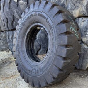 <font color='#da2127' font size ='2'><b>14.00X24 Continental OTR Tire E-4 IND-4 Container Master ContiTerminal 28-Ply </font></b><br><font size ='1' color='grey'>CONDITION: </font><font size ='2'>Used<br><font size ='1' color='grey'>TREAD DEPTH:</font><font size ='2'>  57/32nds<br><font size ='1' color='grey'>DETAILS:</font><font size ='2'> Clean, Tube Type<br><font size ='1' color='grey'>REF #:</font><font size ='2'> W426<br><font size ='1' color='grey'>LOCATION:</font><font size ='2'> San Jacinto, CA