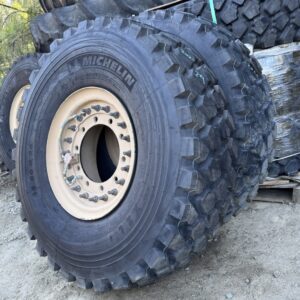 <font color='#da2127' font size ='2'><b>14.00R20 Michelin OTR Tire M-3 Off-Road XML Military  22-Ply </font></b><br><font size ='1' color='grey'>CONDITION: </font><font size ='2'>New<br><font size ='1' color='grey'>TREAD DEPTH:</font><font size ='2'>  29/32nds<br><font size ='1' color='grey'>DETAILS:</font><font size ='2'> Clean, On Rim, 2021<br><font size ='1' color='grey'>REF #:</font><font size ='2'> W443<br><font size ='1' color='grey'>LOCATION:</font><font size ='2'> San Jacinto, CA