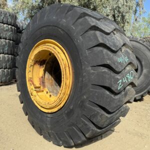 <font color='#da2127' font size ='2'><b>23.5X25 Pro-Trac OTR Tire E-3 L-3 E3/L3 20-Ply </font></b><br><font size ='1' color='grey'>CONDITION: </font><font size ='2'>Used<br><font size ='1' color='grey'>TREAD DEPTH:</font><font size ='2'>  40/32nds<br><font size ='1' color='grey'>DETAILS:</font><font size ='2'> Clean, Lug Damage on One Lug, On Cat 2T0513 Rim <br><font size ='1' color='grey'>REF #:</font><font size ='2'> Z480<br><font size ='1' color='grey'>LOCATION:</font><font size ='2'> San Jacinto, CA