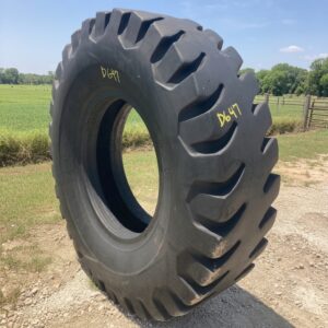 <font color='#da2127' font size ='2'><b>18.00X33 Firestone OTR Tire E-4 SRG DT Super Rock Grip Deep Tread 32-Ply </font></b><br><font size ='1' color='grey'>CONDITION: </font><font size ='2'>Used<br><font size ='1' color='grey'>TREAD DEPTH:</font><font size ='2'>  40/32nds<br><font size ='1' color='grey'>DETAILS:</font><font size ='2'> Clean<br><font size ='1' color='grey'>REF #:</font><font size ='2'> D647<br><font size ='1' color='grey'>LOCATION:</font><font size ='2'> Flatonia, TX