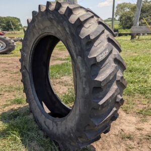 <font color='#da2127' font size ='2'><b>520/85R46 Firestone OTR Tire R-1W Deep Tread 23 158A8 </font></b><br><font size ='1' color='grey'>CONDITION: </font><font size ='2'>Used<br><font size ='1' color='grey'>TREAD DEPTH:</font><font size ='2'>  36/32nds<br><font size ='1' color='grey'>DETAILS:</font><font size ='2'> Clean, Stubble Wear Between Lugs<br><font size ='1' color='grey'>REF #:</font><font size ='2'> Z504<br><font size ='1' color='grey'>LOCATION:</font><font size ='2'> Gilson, IL