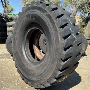 <font color='#da2127' font size ='2'><b>18.00X25 Nokian Tyres OTR Tire E-4 HTS G2 E4 40-Ply </font></b><br><font size ='1' color='grey'>CONDITION: </font><font size ='2'>Used<br><font size ='1' color='grey'>TREAD DEPTH:</font><font size ='2'>  48/32nds<br><font size ='1' color='grey'>DETAILS:</font><font size ='2'> Clean<br><font size ='1' color='grey'>REF #:</font><font size ='2'> W519<br><font size ='1' color='grey'>LOCATION:</font><font size ='2'> San Jacinto, CA