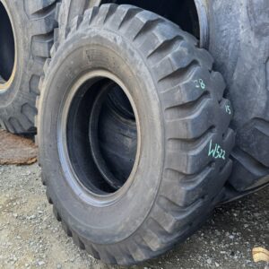 <font color='#da2127' font size ='2'><b>14.00X24 Bridgestone OTR Tire E-4 R-Lug RLug 28-Ply </font></b><br><font size ='1' color='grey'>CONDITION: </font><font size ='2'>Used<br><font size ='1' color='grey'>TREAD DEPTH:</font><font size ='2'>  22/32nds<br><font size ='1' color='grey'>DETAILS:</font><font size ='2'> Clean, Uneven Wear<br><font size ='1' color='grey'>REF #:</font><font size ='2'> W522<br><font size ='1' color='grey'>LOCATION:</font><font size ='2'> San Jacinto, CA