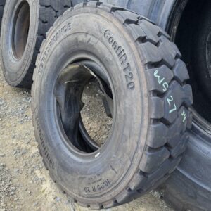 <font color='#da2127' font size ='2'><b>10.00R20 Continental OTR Tire Forklift ContiRT20 18-Ply </font></b><br><font size ='1' color='grey'>CONDITION: </font><font size ='2'>Used<br><font size ='1' color='grey'>TREAD DEPTH:</font><font size ='2'>  34/32nds<br><font size ='1' color='grey'>DETAILS:</font><font size ='2'> Clean<br><font size ='1' color='grey'>REF #:</font><font size ='2'> W527<br><font size ='1' color='grey'>LOCATION:</font><font size ='2'> San Jacinto, CA