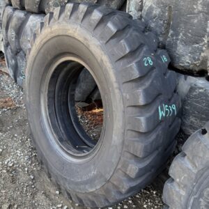 <font color='#da2127' font size ='2'><b>14.00X24 Bridgestone OTR Tire E-4 R-Lug RLug 28-Ply </font></b><br><font size ='1' color='grey'>CONDITION: </font><font size ='2'>Used<br><font size ='1' color='grey'>TREAD DEPTH:</font><font size ='2'>  23/32nds<br><font size ='1' color='grey'>DETAILS:</font><font size ='2'> Clean, Uneven Wear<br><font size ='1' color='grey'>REF #:</font><font size ='2'> W539<br><font size ='1' color='grey'>LOCATION:</font><font size ='2'> San Jacinto, CA