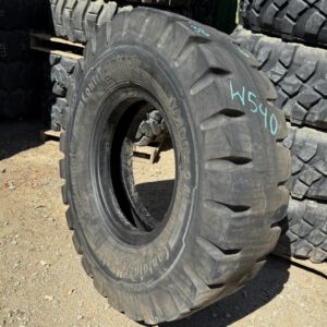 <font color='#da2127' font size ='2'><b>14.00X24 Continental OTR Tire E-4 IND-4 Container Master ContiTerminal 28-Ply </font></b><br><font size ='1' color='grey'>CONDITION: </font><font size ='2'>Used<br><font size ='1' color='grey'>TREAD DEPTH:</font><font size ='2'>  27/32nds<br><font size ='1' color='grey'>DETAILS:</font><font size ='2'> Clean, Uneven Wear<br><font size ='1' color='grey'>REF #:</font><font size ='2'> W540<br><font size ='1' color='grey'>LOCATION:</font><font size ='2'> San Jacinto, CA