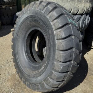 <font color='#da2127' font size ='2'><b>18.00X25 Nokian Tyres OTR Tire E-3 L-3 IND-3 RTG Crane 40-Ply </font></b><br><font size ='1' color='grey'>CONDITION: </font><font size ='2'>New<br><font size ='1' color='grey'>TREAD DEPTH:</font><font size ='2'>  39/32nds<br><font size ='1' color='grey'>DETAILS:</font><font size ='2'> Unused, Minor Shipping Blemish<br><font size ='1' color='grey'>REF #:</font><font size ='2'> W550<br><font size ='1' color='grey'>LOCATION:</font><font size ='2'> San Jacinto, CA