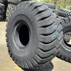<font color='#da2127' font size ='2'><b>29.5X25 Titan OTR Tire E-3 L-3 NDLCM 34-Ply </font></b><br><font size ='1' color='grey'>CONDITION: </font><font size ='2'>Used<br><font size ='1' color='grey'>TREAD DEPTH:</font><font size ='2'>  24/32nds<br><font size ='1' color='grey'>DETAILS:</font><font size ='2'> Clean, Rough Tread, Spinning Wear<br><font size ='1' color='grey'>REF #:</font><font size ='2'> Z534<br><font size ='1' color='grey'>LOCATION:</font><font size ='2'> San Jacinto, CA