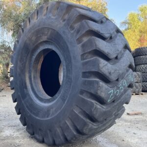 <font color='#da2127' font size ='2'><b>29.5X25 Yokohama OTR Tire E-3 L-3 G-3 IND-3 Y67 Y-67 34-Ply </font></b><br><font size ='1' color='grey'>CONDITION: </font><font size ='2'>Used<br><font size ='1' color='grey'>TREAD DEPTH:</font><font size ='2'>  59/32nds<br><font size ='1' color='grey'>DETAILS:</font><font size ='2'> Clean, Weathered Tread, Uneven Wear<br><font size ='1' color='grey'>REF #:</font><font size ='2'> Z539<br><font size ='1' color='grey'>LOCATION:</font><font size ='2'> San Jacinto, CA