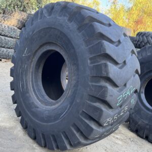 <font color='#da2127' font size ='2'><b>29.5X25 Yokohama OTR Tire E-3 L-3 G-3 IND-3 Y67 Y-67 34-Ply </font></b><br><font size ='1' color='grey'>CONDITION: </font><font size ='2'>Used<br><font size ='1' color='grey'>TREAD DEPTH:</font><font size ='2'>  47/32nds<br><font size ='1' color='grey'>DETAILS:</font><font size ='2'> Clean<br><font size ='1' color='grey'>REF #:</font><font size ='2'> Z542<br><font size ='1' color='grey'>LOCATION:</font><font size ='2'> San Jacinto, CA
