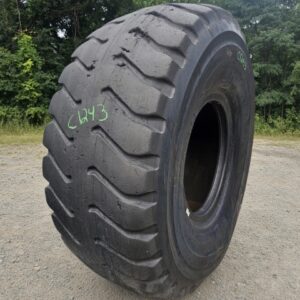<font color='#da2127' font size ='2'><b>33.25R35 Bridgestone OTR Tire E-3 VRL 2-Star </font></b><br><font size ='1' color='grey'>CONDITION: </font><font size ='2'>Used<br><font size ='1' color='grey'>TREAD DEPTH:</font><font size ='2'>  20/32nds<br><font size ='1' color='grey'>DETAILS:</font><font size ='2'> 1-Tread Section<br><font size ='1' color='grey'>REF #:</font><font size ='2'> C1243<br><font size ='1' color='grey'>LOCATION:</font><font size ='2'> Pittsburgh, PA