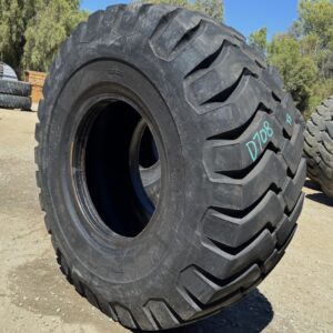 <font color='#da2127' font size ='2'><b>29.5X35 Firestone OTR Tire E-3 L-3 SRG Super Rock Grip 34-Ply </font></b><br><font size ='1' color='grey'>CONDITION: </font><font size ='2'>Used<br><font size ='1' color='grey'>TREAD DEPTH:</font><font size ='2'>  43/32nds<br><font size ='1' color='grey'>DETAILS:</font><font size ='2'> Clean<br><font size ='1' color='grey'>REF #:</font><font size ='2'> D708<br><font size ='1' color='grey'>LOCATION:</font><font size ='2'> San Jacinto, CA