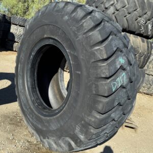 <font color='#da2127' font size ='2'><b>29.5X35 Firestone OTR Tire E-3 L-3 SRG Super Rock Grip 34-Ply </font></b><br><font size ='1' color='grey'>CONDITION: </font><font size ='2'>Used<br><font size ='1' color='grey'>TREAD DEPTH:</font><font size ='2'>  46/32nds<br><font size ='1' color='grey'>DETAILS:</font><font size ='2'> Clean<br><font size ='1' color='grey'>REF #:</font><font size ='2'> D717<br><font size ='1' color='grey'>LOCATION:</font><font size ='2'> Saskatoon, SK