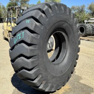 <font color='#da2127' font size ='2'><b>21.00X25 Yokohama OTR Tire IND-3 L-3 Y67W Y-67W 40-Ply </font></b><br><font size ='1' color='grey'>CONDITION: </font><font size ='2'>Used<br><font size ='1' color='grey'>TREAD DEPTH:</font><font size ='2'>  49/32nds<br><font size ='1' color='grey'>DETAILS:</font><font size ='2'> Clean<br><font size ='1' color='grey'>REF #:</font><font size ='2'> D727<br><font size ='1' color='grey'>LOCATION:</font><font size ='2'> San Jacinto, CA