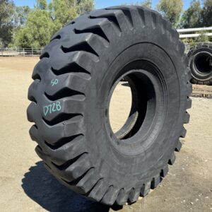 <font color='#da2127' font size ='2'><b>21.00X25 Marcher OTR Tire E-4 L-4 E4/L4 40-Ply </font></b><br><font size ='1' color='grey'>CONDITION: </font><font size ='2'>Used<br><font size ='1' color='grey'>TREAD DEPTH:</font><font size ='2'>  50/32nds<br><font size ='1' color='grey'>DETAILS:</font><font size ='2'> Clean<br><font size ='1' color='grey'>REF #:</font><font size ='2'> D728<br><font size ='1' color='grey'>LOCATION:</font><font size ='2'> Saskatoon, SK