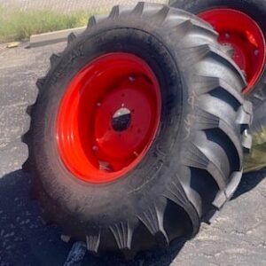 <font color='#da2127' font size ='2'><b>16.9X24 Titan OTR Tire R-1 Hi Traction Lug 6-Ply </font></b><br><font size ='1' color='grey'>CONDITION: </font><font size ='2'>New<br><font size ='1' color='grey'>TREAD DEPTH:</font><font size ='2'>  48/32nds<br><font size ='1' color='grey'>DETAILS:</font><font size ='2'> Unused, On Kioti Rims<br><font size ='1' color='grey'>REF #:</font><font size ='2'> W575<br><font size ='1' color='grey'>LOCATION:</font><font size ='2'> Tucson, AZ