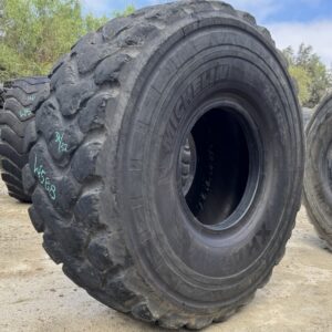 <font color='#da2127' font size ='2'><b>26.5R25 Michelin OTR Tire E-3 L-3 XHA2 2-Star </font></b><br><font size ='1' color='grey'>CONDITION: </font><font size ='2'>Used<br><font size ='1' color='grey'>TREAD DEPTH:</font><font size ='2'>  31/32nds<br><font size ='1' color='grey'>DETAILS:</font><font size ='2'> Clean<br><font size ='1' color='grey'>REF #:</font><font size ='2'> W588<br><font size ='1' color='grey'>LOCATION:</font><font size ='2'> San Jacinto, CA